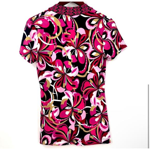 Dana Buchman - XS Womens Pink Short Sleeve Blouse Top Shirt Business Work Summer - Picture 4 of 4